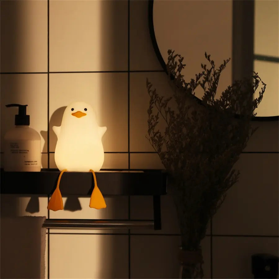 Cute Duck Bedside Nigh Lamp