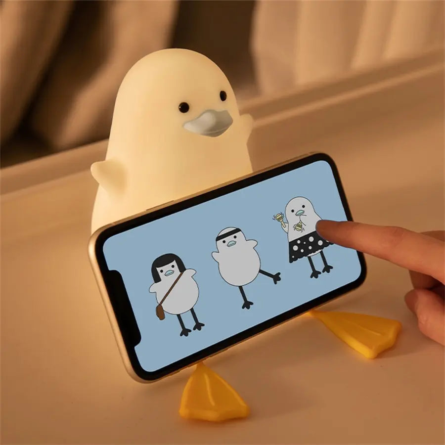 Cute Duck Bedside Nigh Lamp